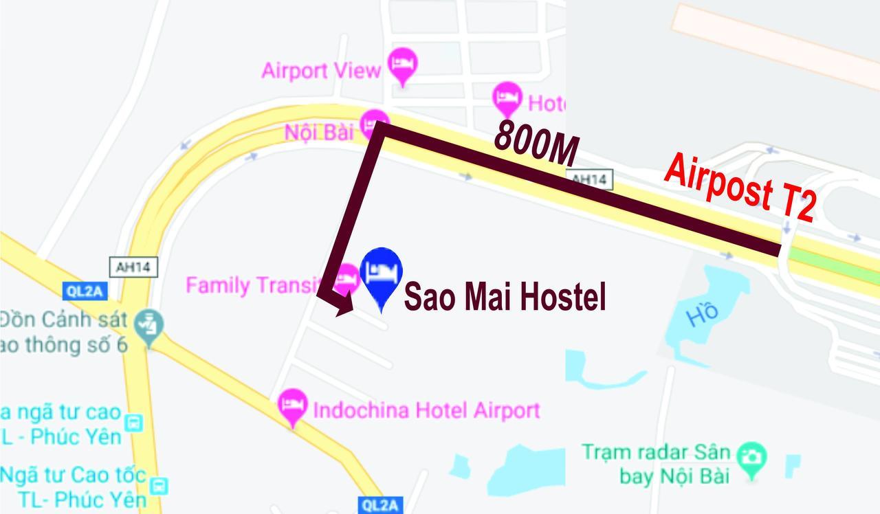 Sao Mai Cosy Nest-Noi Bai Airport Hostel Thach Loi Bagian luar foto